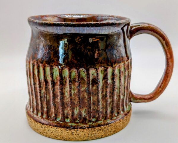 Handmade Ceramic Mug with Carving