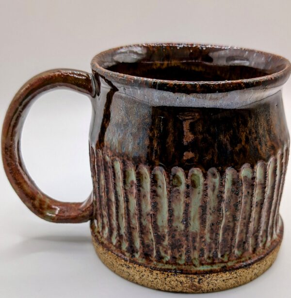 Handmade Ceramic Mug with Carving - Image 4