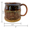 Handmade Ceramic Mug with Carving - Image 6